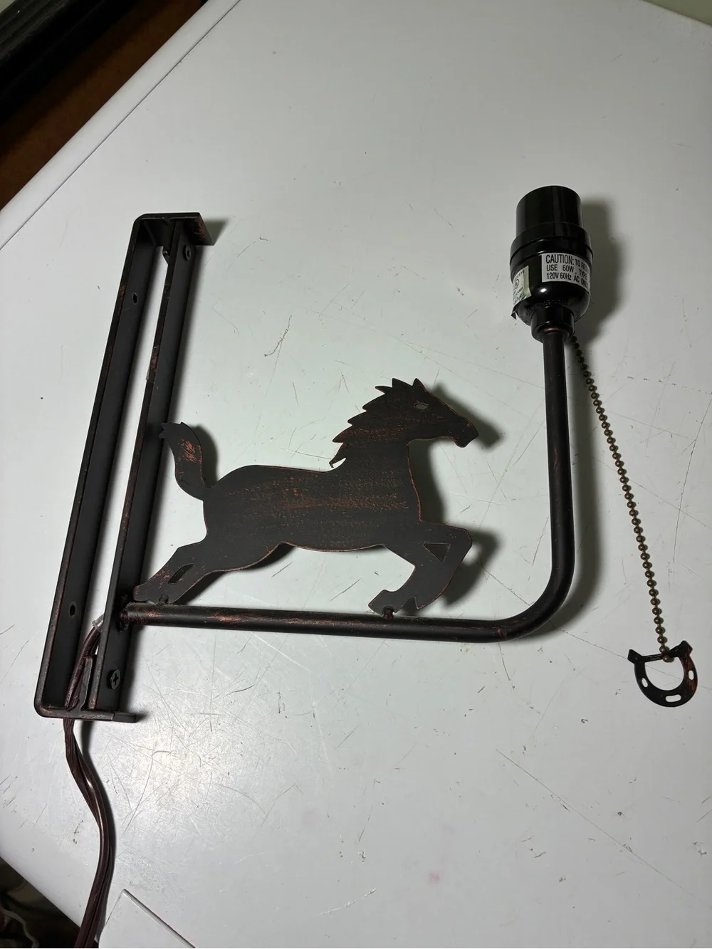 N/A rustic horse